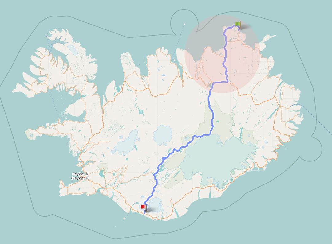 Section 1: Northernmost to Myvatn