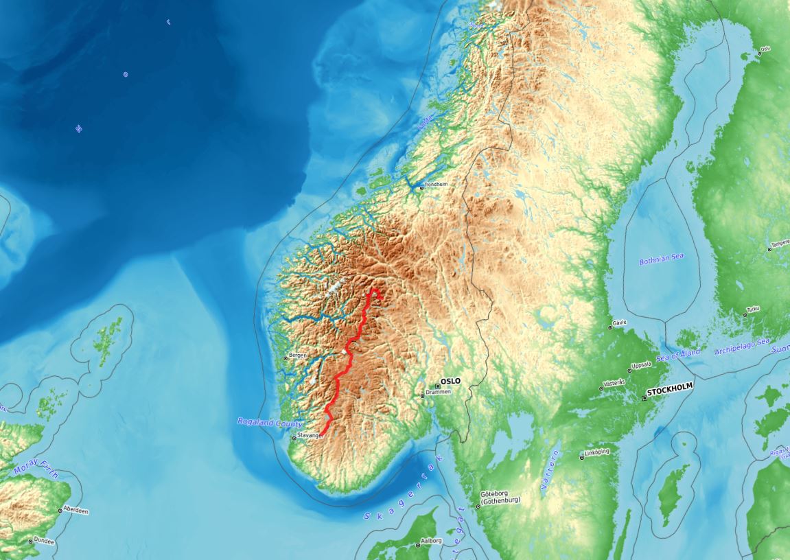 De Jotunheimen a Lysefjord
